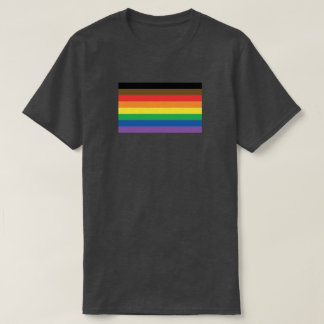 Mehr färben mehr Stolz-Regenbogen kundengerechtes T-Shirt