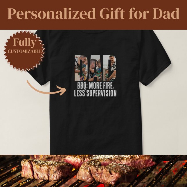 Mehr Feuer Dad BBQ T-Shirt (More Fire Dad BBQ)