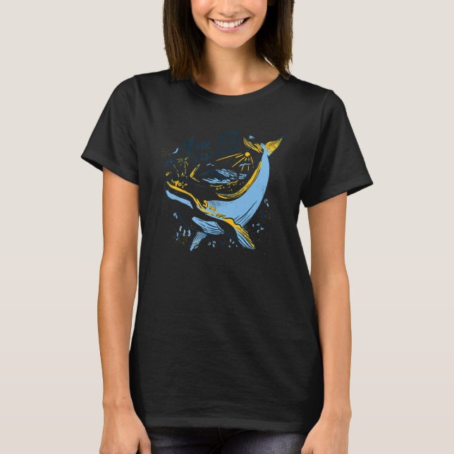 Mehr Fische weniger Whale aus Kunststoff T-Shirt (Vorderseite)