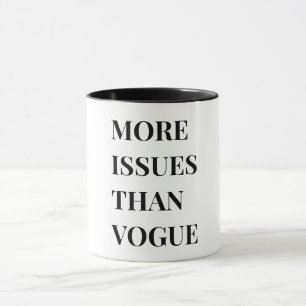 Mehr Fragen als Vogue Tasse