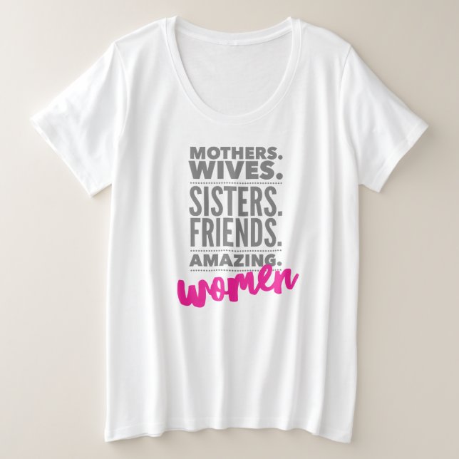 Mehr Frauen als T - Shirt (Design vorne)