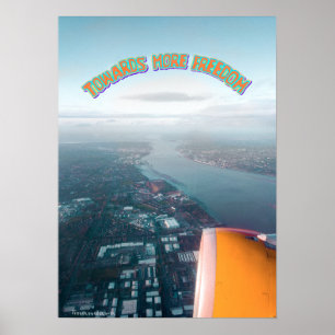 Mehr Freiheit fliegen Poster