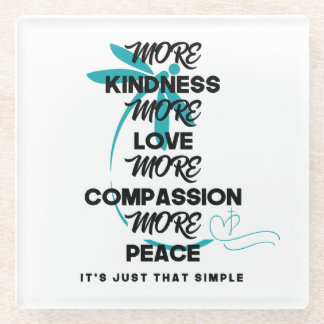 Mehr Freundlichkeit Untersetzer