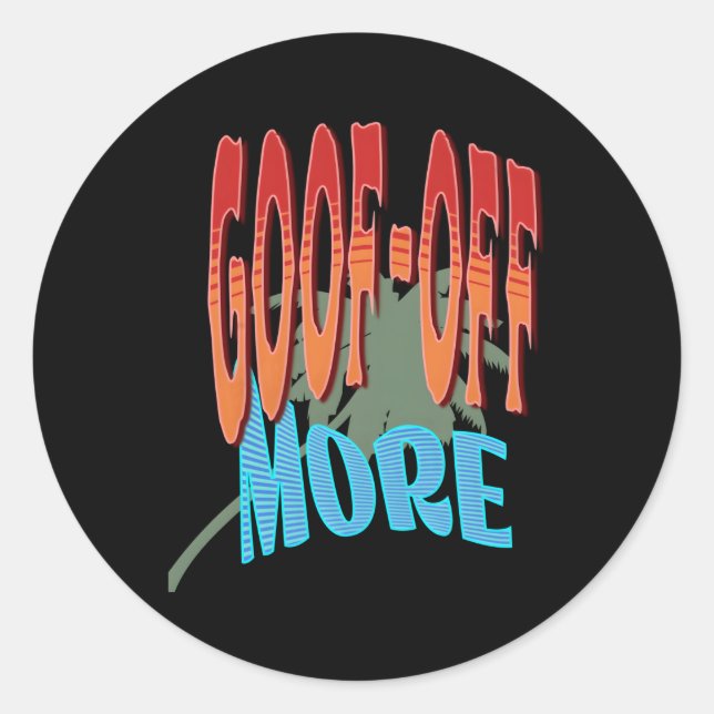 Mehr für, wenn es keine glückliche Zeit ist Runder Aufkleber (Vorderseite)