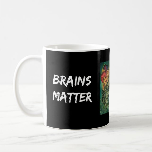 Mehr Gehirne Kaffeetasse (Links)