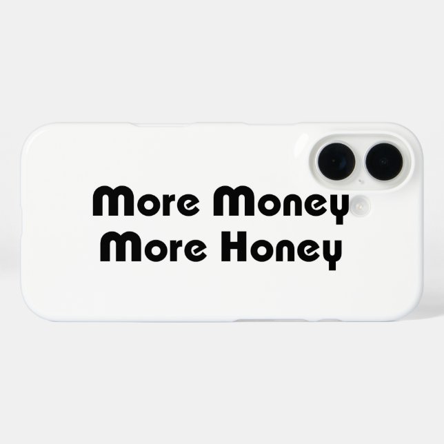 Mehr Geld für mehr Honig Case-Mate iPhone Hülle (Rückseite (Horizontal))
