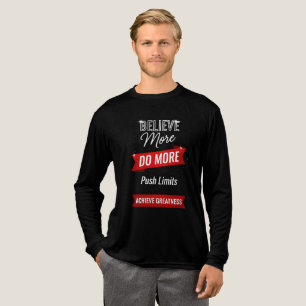 Mehr glauben, mehr tun, Gutes erreichen Tri-Blend Shirt