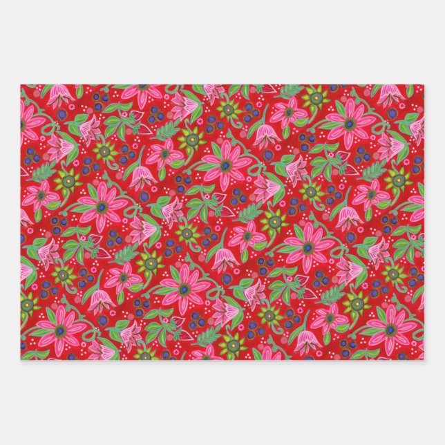 Mehr Holiday Cheer Geschenkblätter Geschenkpapier Set (Vorderseite)