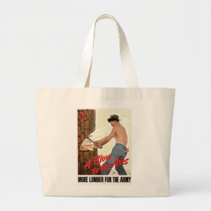 Mehr Holz für die Armee Jumbo Stoffbeutel
