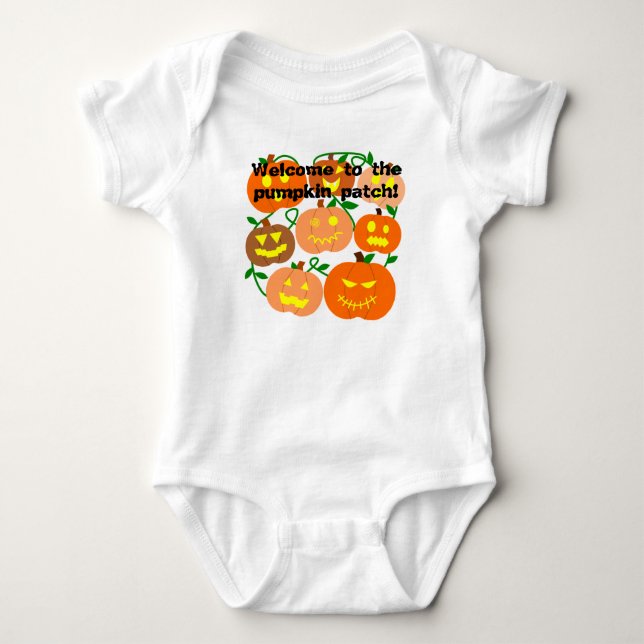 Mehr Jack-o-Lanterns Baby Strampler (Vorderseite)