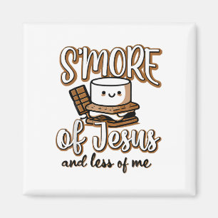 Mehr Jesus, weniger von mir, Christlicher Camper C Magnet