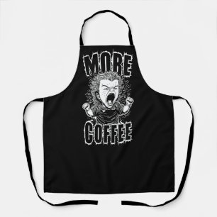 Mehr Kaffee Angebot für Kaffeeliebhaber Schürze