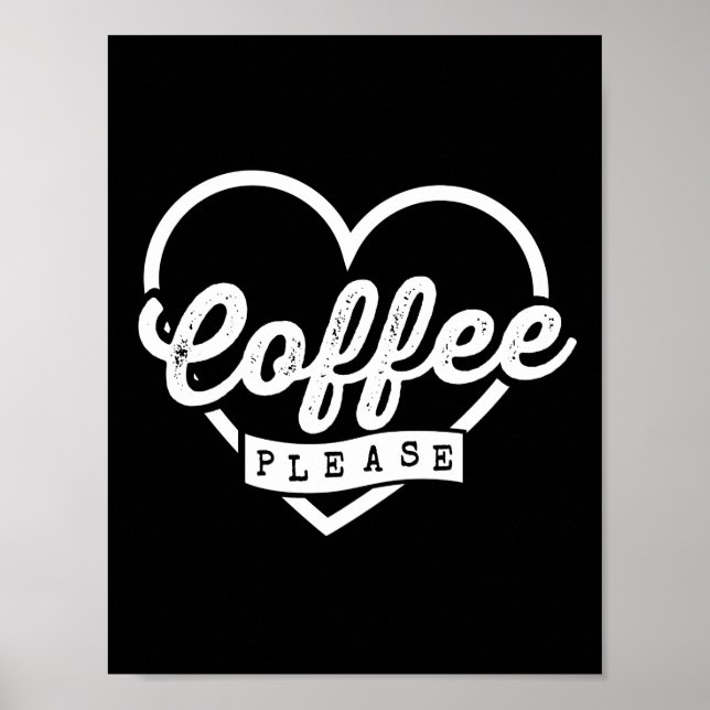 MEHR KAFFEE BITTE POSTER (Vorne)