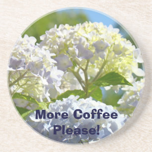 Mehr Kaffee bitte! Sandstein-Unterlagen Blumen Sandstein Untersetzer