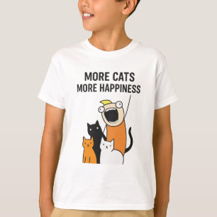 Mehr Katzen mehr Glück T-Shirt