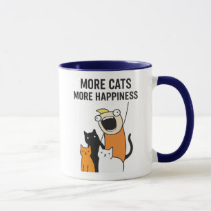 Mehr Katzen mehr Glück Tasse