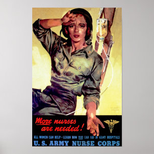 Mehr Krankenpfleger benötigt ~ Nurse Corps Poster