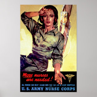 Mehr Krankenschwestern erforderlich Poster