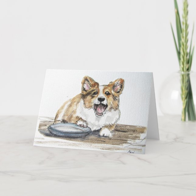 Mehr Kuchen! Dankeskarte (Vorderseite)