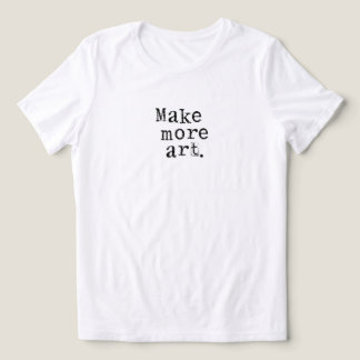 Mehr Kunst machen Tri-Blend Shirt