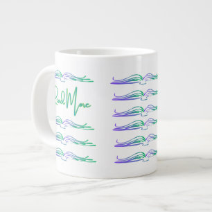 Mehr lesen in Grün und Blau Jumbo-Tasse