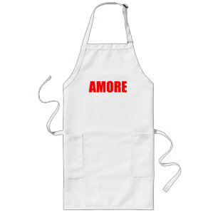 Mehr Liebe auf Italienisch Lange Schürze