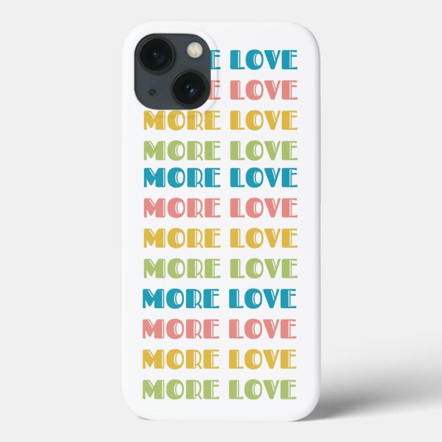 Mehr Liebe Case-Mate iPhone Hülle (Rückseite)