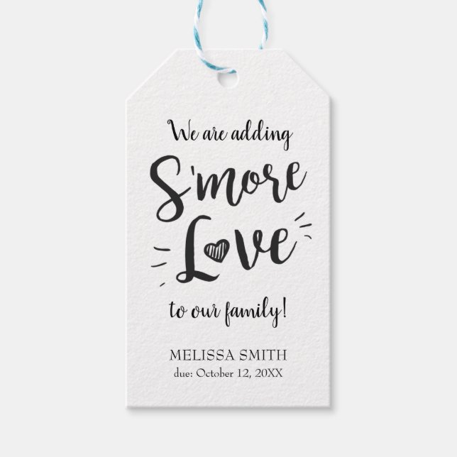 Mehr Liebe für die Liebhaber unserer Familie Geschenkanhänger (Vorderseite)