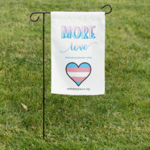 Mehr Liebe GARDEN FLAG