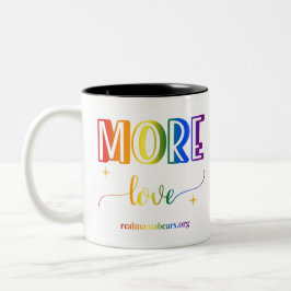 Mehr Liebe Regenbogen-Tasse Zweifarbige Tasse