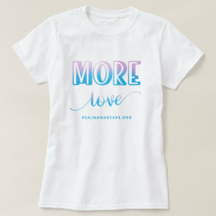 Mehr Liebe Rosa und Blau-T-Shirt T-Shirt