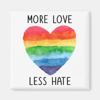 Mehr Liebe weniger Hass Magnet