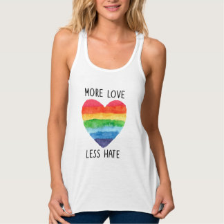 Mehr Liebe weniger Hass-Tank Tank Top