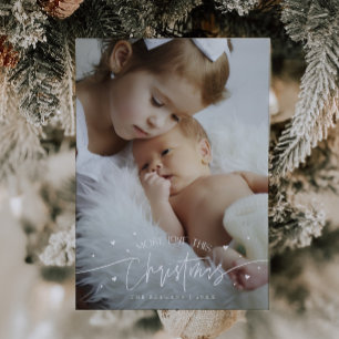 Mehr Liebe zu Weihnachten Foto Geburt  Ankündigung