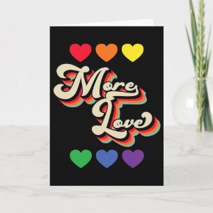 Mehr Liebes-Shirt, Stoppt Hass Liebe Mehr Liebe Me Karte