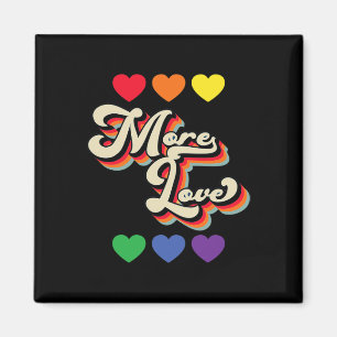 Mehr Liebes-Shirt, Stoppt Hass Liebe Mehr Liebe Me Magnet