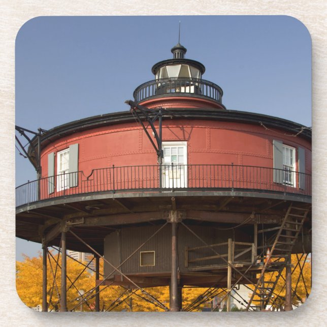 MEHR, MARYLAND. USA. Sieben-Fuß-Knoll Untersetzer (Vorderseite)