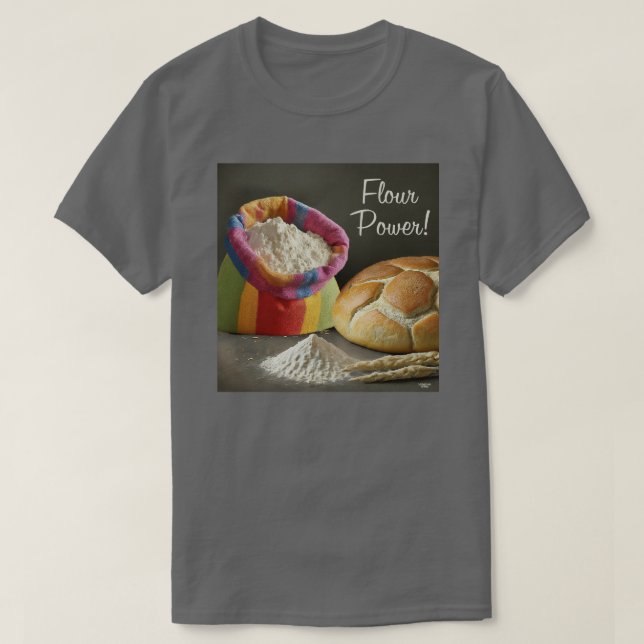 Mehr Mehl Power T-Shirt (Design vorne)
