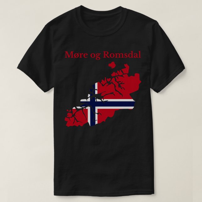 Mehr og Romsdal Landkreis Norwegen T-Shirt (Design vorne)