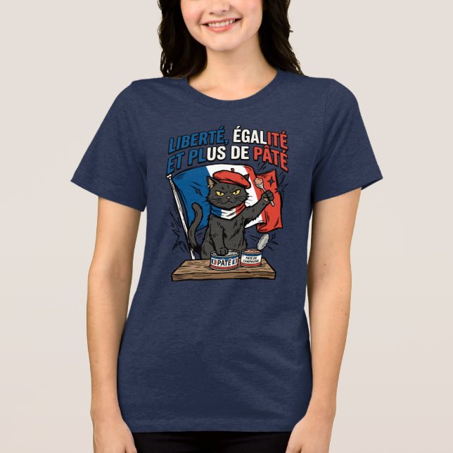 Mehr Pâté Tri-Blend Shirt (Vorderseite)