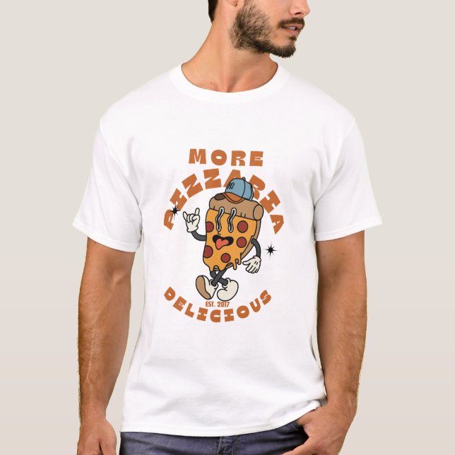 Mehr Pizza T-Shirt (Vorderseite)