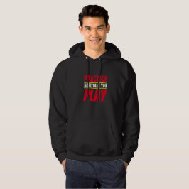 Mehr praktizieren | Motivierend Phrase Red Typogra Hoodie