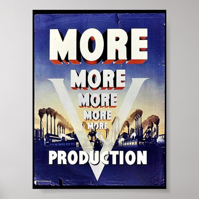 Mehr Produktion Poster (Vorne)