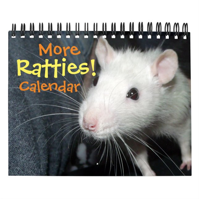 Mehr Ratties! (kleiner) Kalender (Titelbild)