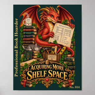 Mehr Regalplatz erobern Book Dragon Society Poster