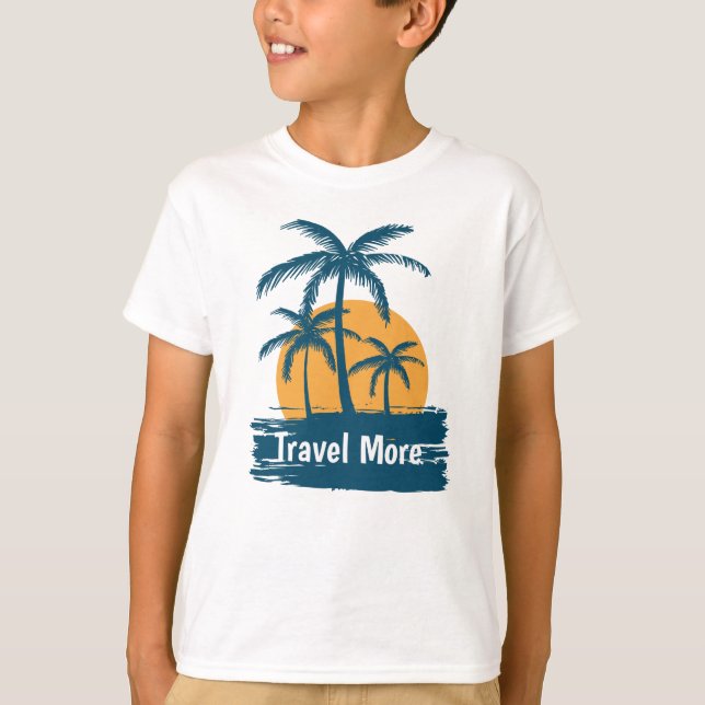 Mehr reisen T-Shirt (Vorderseite)