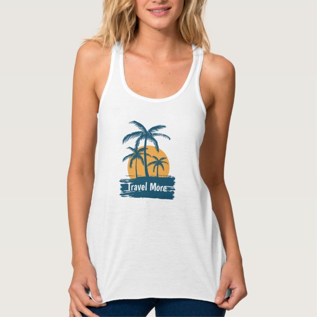 Mehr reisen tank top (Vorderseite)