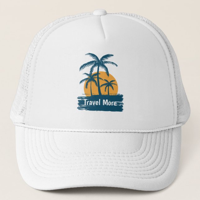 Mehr reisen truckerkappe (Vorderseite)