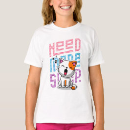 Mehr Schlaf brauchen | Funny Cat niedlicher Ausspr T-Shirt