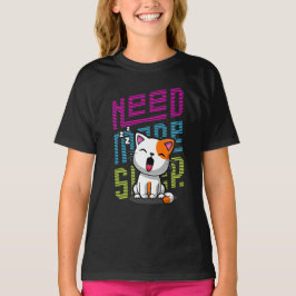 Mehr Schlaf brauchen | Funny Cat niedlicher Ausspr T-Shirt
